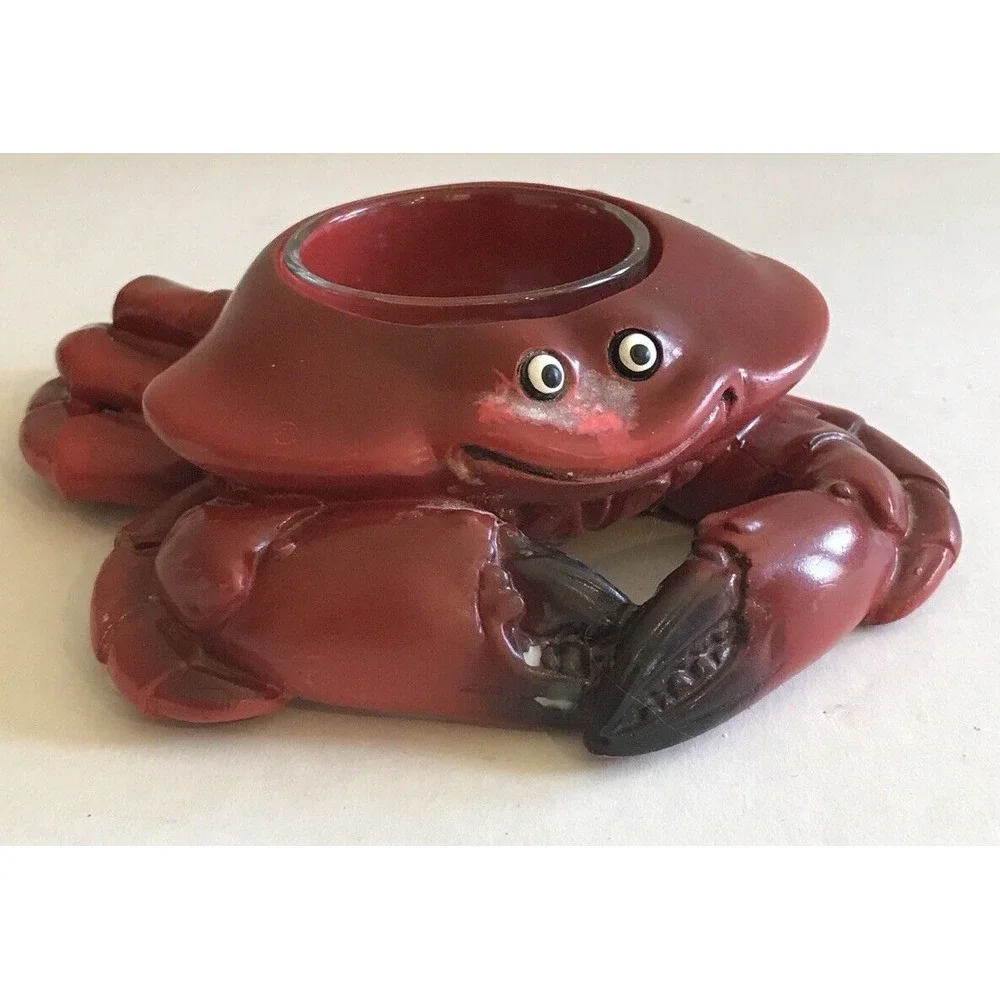 Yankee Candle Crab‎ Tea Light Votive Holder 2011 Beach Decor Nautical Chesapeake